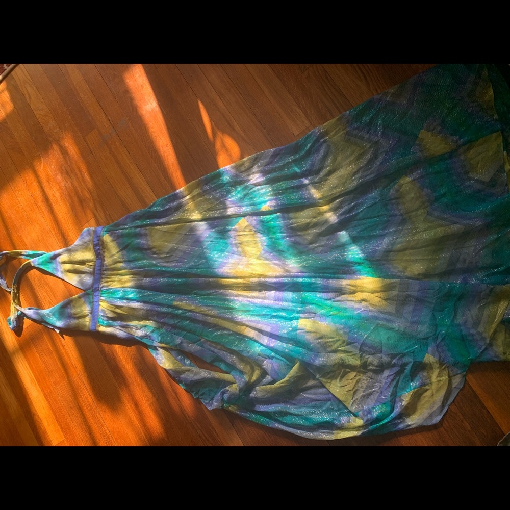 BCBG halter gown